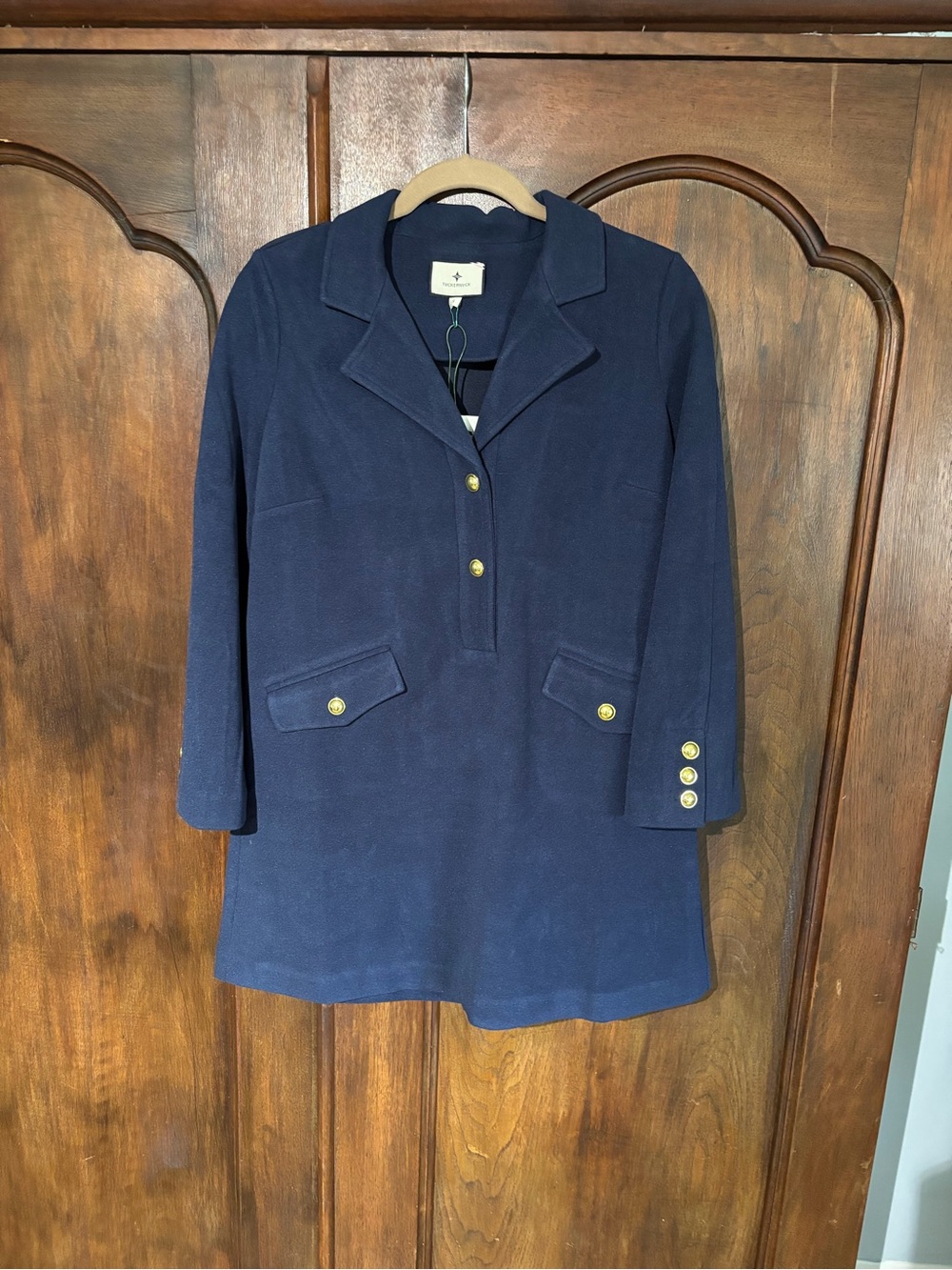 Tuckernuck Malia Navy dress NWT size S